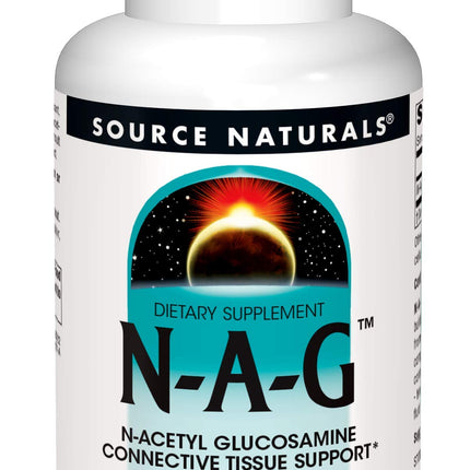 Source Naturals N-A-G 500 mg N-Acetyl Glucosamine for Connective Tissue Support* - 120 Tablets