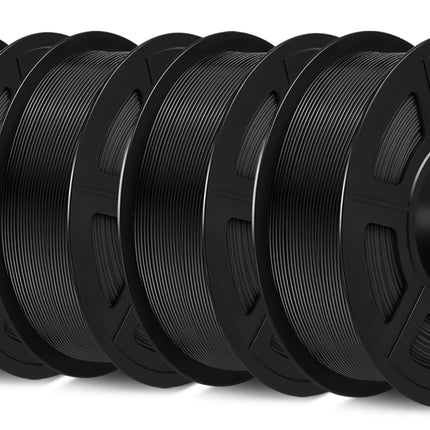 SUNLU PETG Filament 1.75mm,4kg,2 Black+2 Black