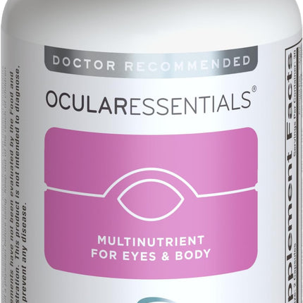 ScienceBased Health OcularEssentials – Daily Multivitamin with Eye Health Support – 30+ Nutrients Including Lutein, Zeaxanthin, Resveratrol & Plant-Based Antioxidants – 60 Capsules