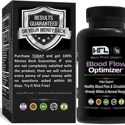 HFL Blood Flow Optimizer™ by Dr. Sam Robbins | Healthy Blood Flow Circulation, Arterial Strength & Vascular Function