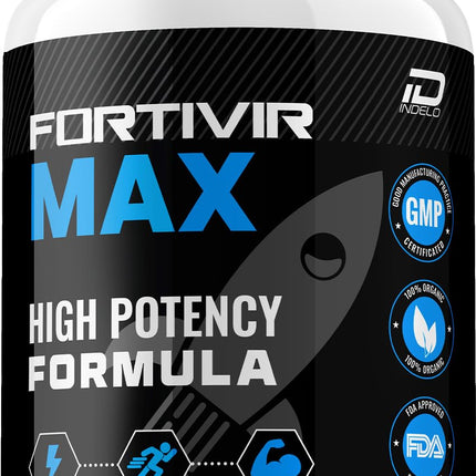 Fortivir Max Capsule – Fortivir Max All Natural Supplement Advanced Formula Overall Health Support and Reviews (1 Pack - 60 Capsules)