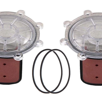 ATIE Pool 7056 Check Valve Cover with Flapper Assembly For Zodiac Jandy Check Valve 7235, 7236, 7305, 7511, 7512. (Include: 7451 Flapper, 7302 Spring, 7304 Pin, 7236 Cover, and 1132 O-Ring) (2-Pack)