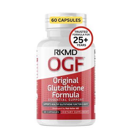 Original Glutathione Formula Essential Support, RobKellerMD, Advanced Antioxidant Formula, Helps Body Produce Glutathione Naturally for Detox, Immune Health, Mental Clarity, & Daily Wellness, 60 caps