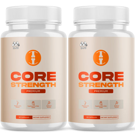 (2 Pack) Core Strength Supplement for Joint Support, Official Core Strength Joint Pills with All Natural Ingredients, Advanced Health & Wellness Support with Max Strength Multivitamins (120 Capsules)