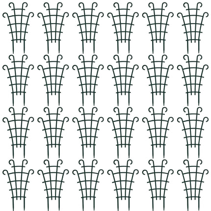 ZEAYEA 24 Pack Trellis for Potted Plants, Plastic Small Trellis for Pot, Mini Climbing Trellis Flower Pots Support for Potted Climbing Plants Vines