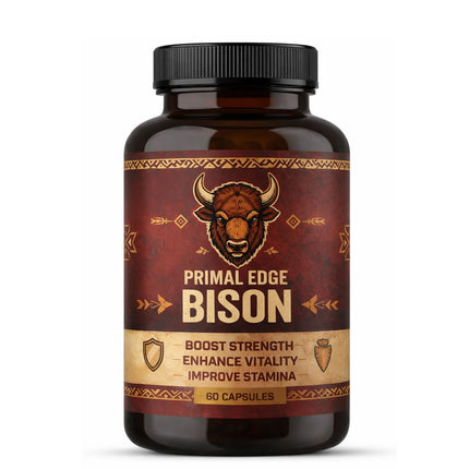 Primal Edge Bison, Primal American Bison Extract Capsules – 60 Capsules