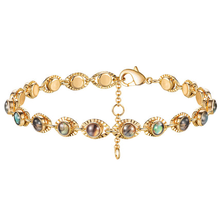 MEVECCO Multicolor Round Station Bracelet for Women
