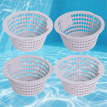 Podoy Pool 8928 Skimmer Basket for Above-Ground and In-Ground Swimming Pool Replacement Parts Compatible with Swimline Hydrotools 8928 Olympic ACM88 4-Pack