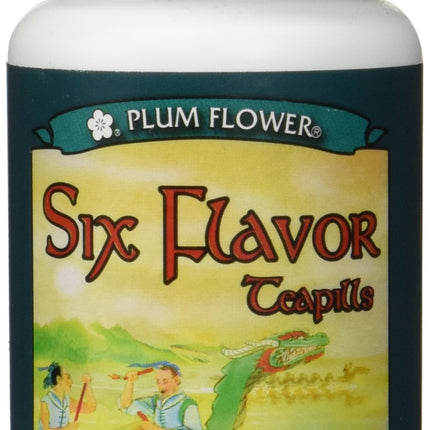 Six Flavor Teapills (Liu Wei Di Huang Wan), 200 ct, Plum Flower