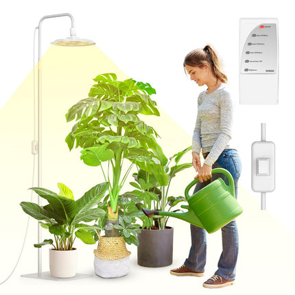 SANSI Grow Lights for Indoor Plants, 100W Full Spectrum Tall Standing