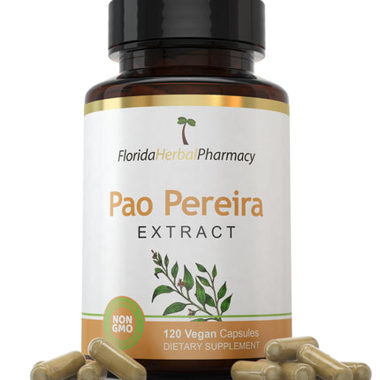 Florida Herbal Pharmacy, Pao Pereira Bark Extract Supplement Capsules