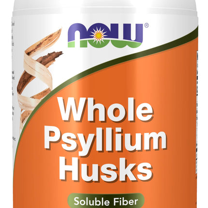 NOW Foods Supplements, Whole Psyllium Husks, Non-GMO Project Verified, Soluble Fiber, 24-Ounce