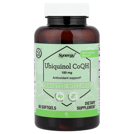 Vitacost Synergy®, Ubiquinol CoQH, 100 mg, 60 Softgels