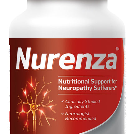 Vita Sciences Nurenza Neuropathy Supplement for Nerve Health and Fast Repair. Natural R-ALA Form 40x Strength with Vitamins and Antioxidants to Renew and Revitalize Feet, Hands, Legs, and Toes. 60 Ct.