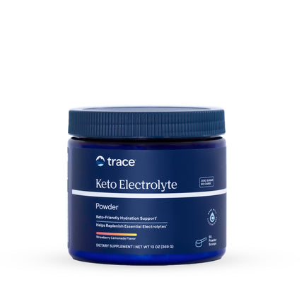 Trace Minerals | Keto Electrolyte Powder Drink Mix | Sugar Free | Promotes Energy and Endurance | Gluten Free, Vegan | 55 Servings (Strawberry Lemonade)
