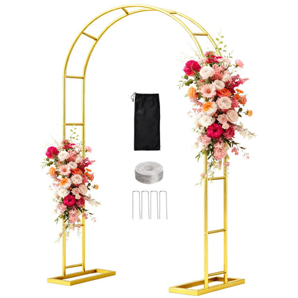 WellSign Balloon Arch Stand 7.2FTx4.3FT Trellis for Climbing Plants Outdoor