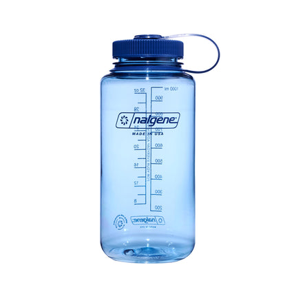 Nalgene 32 oz Wide Mouth Water Bottle | BPA-Free, Durable & Leak Proof, Lightweight Bottle for Hiking & Gym, Work & Travel, Baby Blue