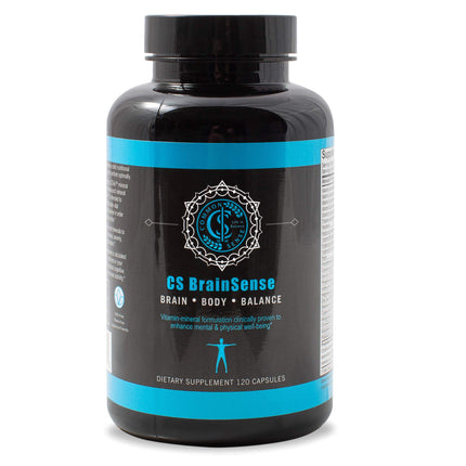 BrainSense Mood Stabilizer & Brain Supplement - Enhance Mood, Mental Clarity, Brain Booster & Cellular Health - Nootropic Supplement & Micronutrients For Brain Fog By CommonSenseWW, 120 Capsules