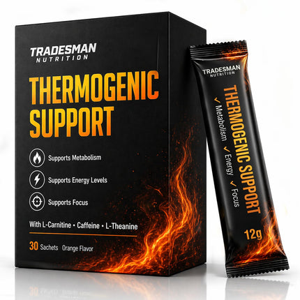 ONAISE Tradesman Nutrition Shred Thermogenic Support - Metabolism Support Formula for Energy & Focus, 30 Sachets(1 Pack)