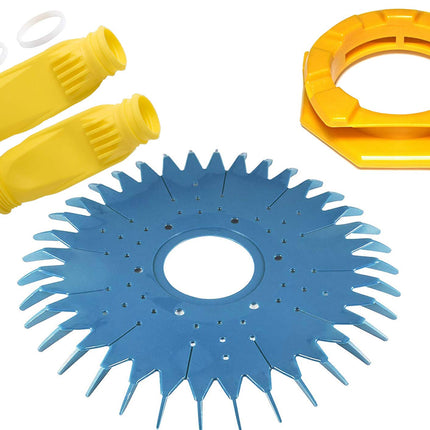 MAKHOON 4 Pieces Pool Cleaner Replacements Include W70329 Pool Cleaner Finned Seal W69698 Pool Cleaner Diaphragm W70327 Foot Pad Compatible with Zodiac Baracuda G2, G3, G4 Replace W69721 W72855