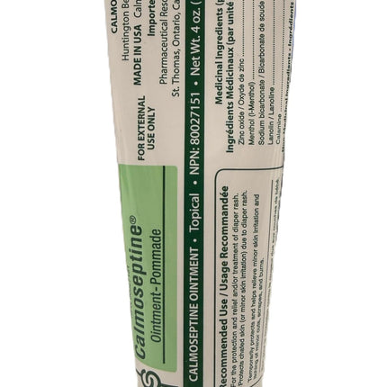 Calmoseptine Ointment by Calmoseptine for Skin irritations, Diaper Rash, Heat Rash, Insect Bites, and as a Moisture Barrier for Conditions Involving Broken Skin or rashes, 1 Count