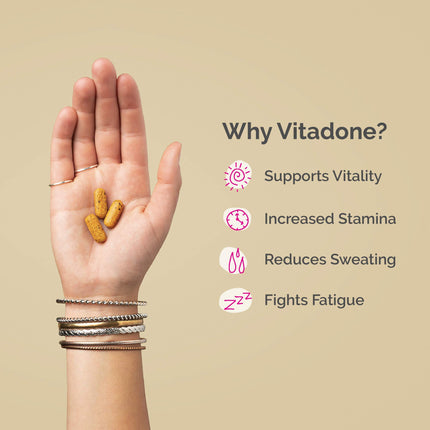 Vitadone is a Powerful Multivitamin Supplement to Fight Fatigue, Promote Regularity, Support Mood, Promote Healthy Immune Function, Support a Healthy Heart, and Help Those with History of Opioid Use