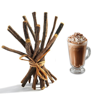 Aroma Depot Coffee Mocha Licorice Root Chew Sticks 16 oz – Natural Glycyrrhiza Glabra Chewing Sticks with Coffee Mocha Flavor, Traditional Licorice Root Sticks 6.5–7 Inch