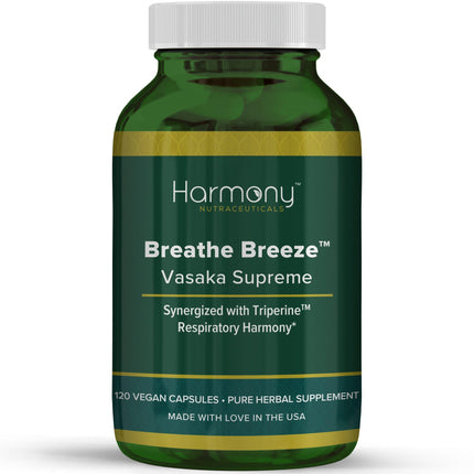 Vasaka Synergized with Triperine Ayurvedic Herbal Respiratory Care 120 Capsules