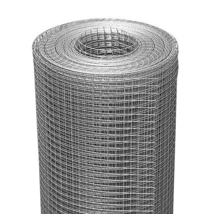 SEBOSS Hardware Cloth 1/2 inch 48 x 100 Ft 19-Gauge, Hot-dip Galvanized After Welding, Chicken Wire Fencing Wire Mesh Roll Rat Wire Gopher Mesh