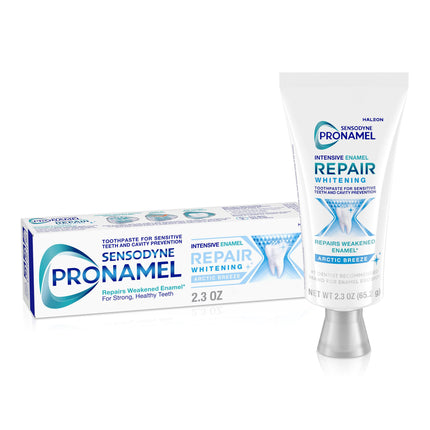 Sensodyne Pronamel Intensive Enamel Repair Toothpaste for Sensitive Teeth and Cavity Protection, Whitening Toothpaste to Strengthen Enamel, Arctic Breeze - 2.3 Ounces