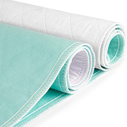 CoolShields Waterproof Bed Pads Incontinence Washable Reusable Bedwetting Mattress Protector Pad for Kids, Adults, Elderly, and Pets 44'' x 52'' (1 Pack)