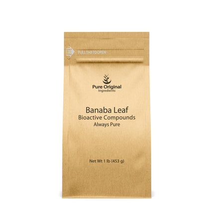 PURE ORIGINAL INGREDIENTS Banaba Leaf Powder (1 lb) Always Pure, No Fillers or Additives, Non GMO