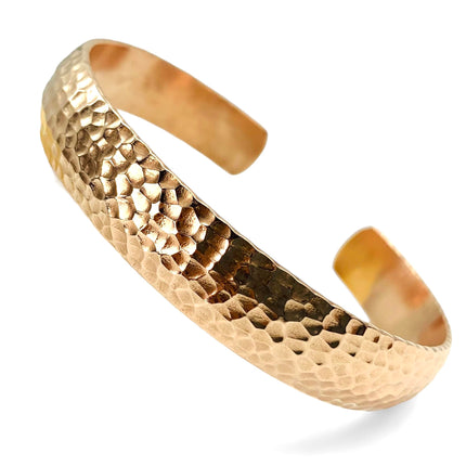 Healing Lama™ Hand Forged 100% Copper Bracelet. Made with Solid and High Gauge Pure Copper. (Hammered)