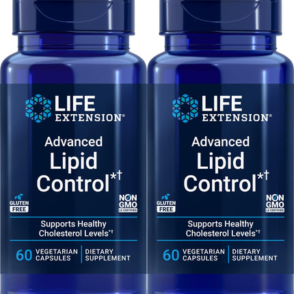 Life Extension Advanced Lipid Control 60 Vegetarian Capsules (Pack of 2)