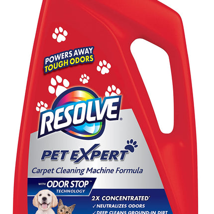 Resolve Carpet Cleaner for Steam Machines, Red, 48 Fl Oz