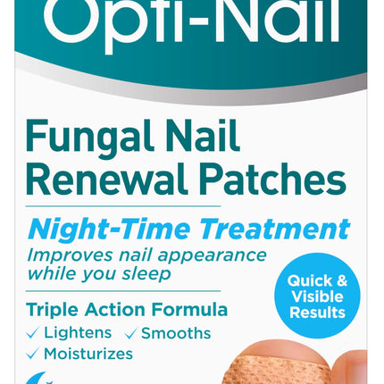 Opti-Nail Renewal Patches - 21 Patches, Night-Time Regimen Improves Nail Appearance While You Sleep