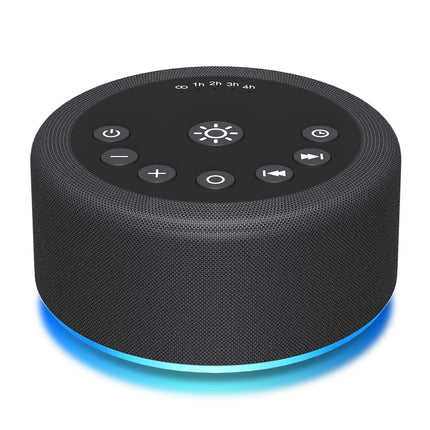 Sleep Sound Machine White Noise Machine with 30 Non Looping Sounds 12 Night light Colors with 5 Timers 36 Adjustable Volume Memory Function Brown Noise Machine for Baby kid Adult & Home Nursery Travel