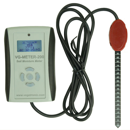 Professional Grade Digital Soil Moisture Meter with Dielectric Probe, Highly Accurate, Probe Will Never Corode, Graphical Backlit Display, Rugged Easy Grip Hand Held Case