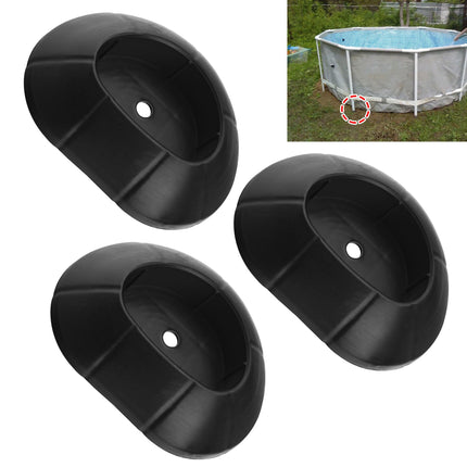 3 Pcs 11453 Pool Leg Cap Replacement, Compatible with Intex Ultra Frame Above Ground Swimming Pools 15ft - 26ft, Vertical Leg End Cap for 28301TT, 28303SR, 28321EH, 28323EH, 28327EH, 28331EH, 28335EH