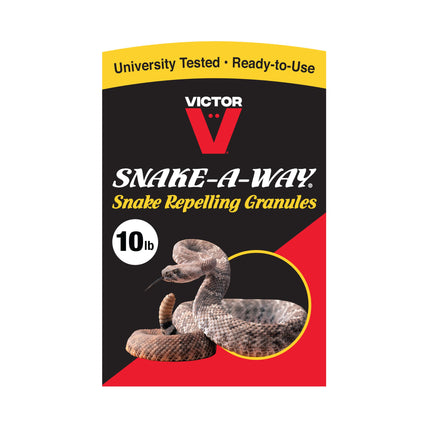 Victor Snake-A-Way Outdoor Snake Repellent Granules for Yard, 10 lb Bag