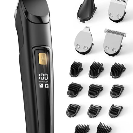 Beard Trimmer for Men, Fast Charging 4-in-1 Kit, 18 Lengths, Accessories