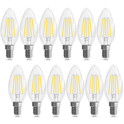 GvvooHome Candelabra Bulb, E12 LED Bulb 40 watt Equivalent, 5000K Daylight