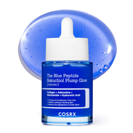 COSRX The Blue Copper Peptide Bakuchiol Plump Glow Serum, 1.69 Fl Oz
