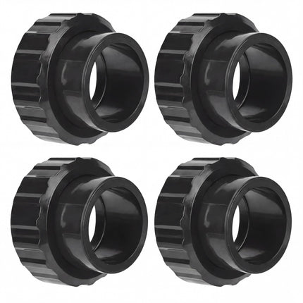Joyfolk 4 Pcs SP1500UNPAK2C Union Connection Kit, 1-1/2-inch Socket by 2-inch Slip Flush Union Connectors Pak Replacement, Compatible with Hayward Pumps/filters and Chlorine Feeders