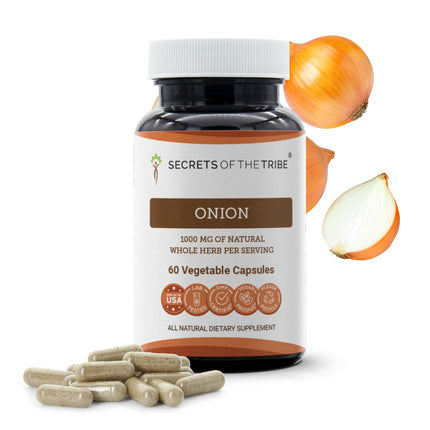 Onion 60 Capsules, 1000 mg, Onion (Allium Cepa) Dried Bulb (60 Capsules)