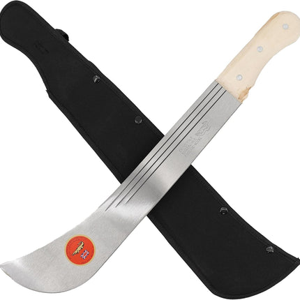 Armory Replicas Caribbean Panga Full Tang Machete - Outdoor Camping Sickle Knife - 21.5 inch