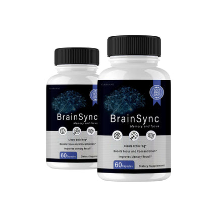 Garsani Brain Sync - Brain Sync Capsules (2 Pack, 120 Capsules)