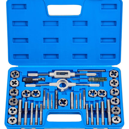 Orion Motor Tech Tap and Die Set Metric | M3, M4, M5, M6, M7, M8, M10, M12 Tap Set and Die Set | Thread Repair Kits for Threading and Rethreading Internal and External Threads
