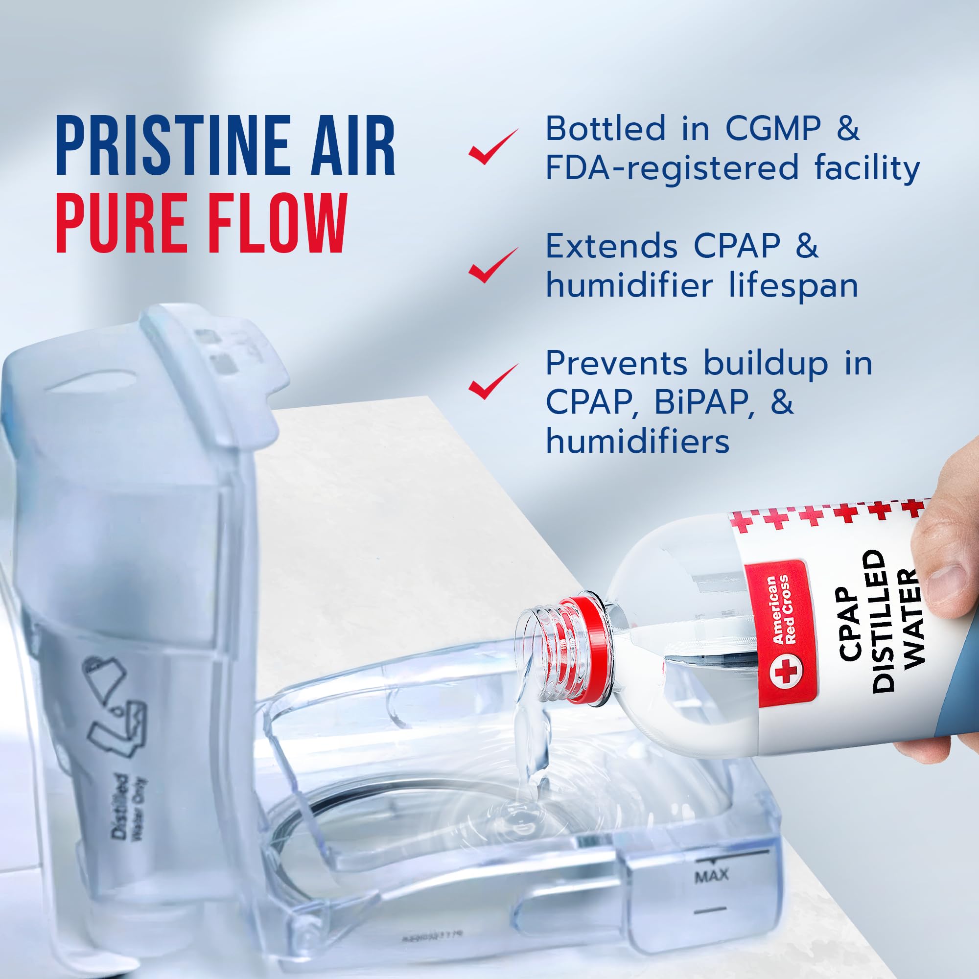 Resway Resway American Red Cross Distilled Water | Travel Bottles for Resmed ...