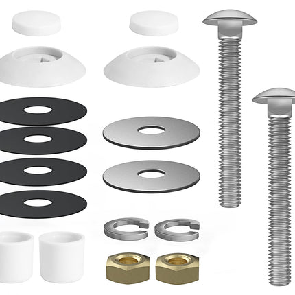 ArcViar Diving Board Bolt Kit, Diving Board Mounting Kit for Two Hole Residential Pool Diving Board, Diving Board Bolts Kit Compatible Diving Boards for Inground Pools